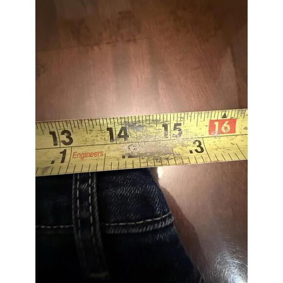 Flamingals Cargo Blue  Jeans #77246 Size Large 29x32  Straight Leg Stretch - Picture 9 of 9